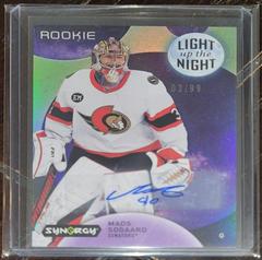 Mads Sogaard [Green Autograph] #LNR-MS Hockey Cards 2022 Upper Deck Synergy Light Up The Night Rookies Prices