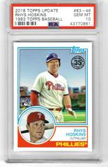 Rhys Hoskins Baseball Cards 2018 Topps Update 1983 Baseball Prices
