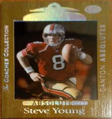 Steve Young [Coaches Collection Silver] #128 Football Cards 1999 Playoff Absolute Prices