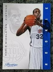 Khris Middleton #239 Basketball Cards 2012 Panini Prestige Prices