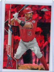 Albert Pujols [Red Refractor] #497 Baseball Cards 2020 Topps Chrome Sapphire Prices