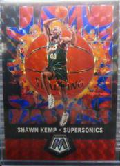Shawn Kemp [Reactive Blue] Basketball Cards 2019 Panini Mosaic Jam Masters Prices
