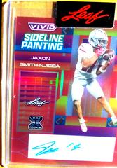 Jaxon Smith Njigba [Prismatic Teal] #SP-JSN Football Cards 2023 Leaf Vivid Autographs Sideline Painting Prices