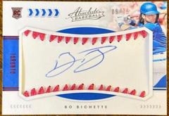 Bo Bichette [Material Signature Pink] Baseball Cards 2020 Panini Absolute Prices