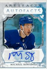Michael Bunting #AF-MB Hockey Cards 2023 Upper Deck Artifacts Autograph Facts Prices