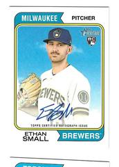 Ethan Small Baseball Cards 2023 Topps Heritage Real One Autographs High Number Prices