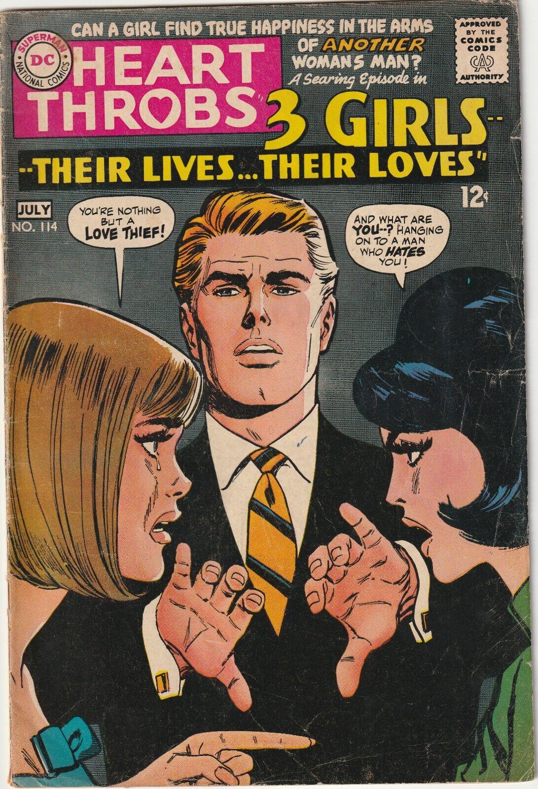 Heart Throbs #114 (1968) Comic Books Heart Throbs