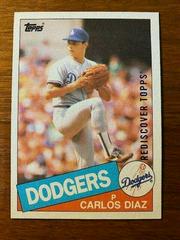 Carlos Diaz #159 Baseball Cards 1985 Topps Prices
