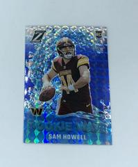 Sam Howell [Blue] Football Cards 2022 Panini Zenith Rookie Wave Prices