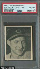 WM. Bucky Walters Baseball Cards 1940 Cincinnati Reds Team Issue Prices
