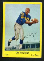 Del Shofner Football Cards 1960 Bell Brand Rams Prices