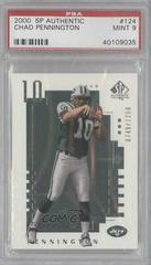 Chad Pennington Football Cards 2000 SP Authentic Prices