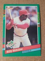 Billy Hatcher #763 Baseball Cards 1991 Donruss Prices