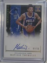 Matisse Thybulle [Autograph Holo Gold] Basketball Cards 2019 Panini Impeccable Prices