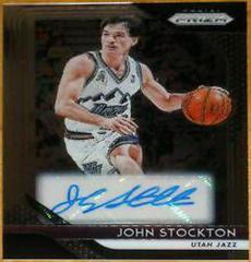 John Stockton #SJSK Basketball Cards 2018 Panini Prizm Signatures Prices