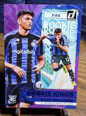 Raoul Bellanova [Purple] Soccer Cards 2022 Panini Donruss Rookie Kings Prices
