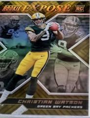 Christian Watson [Gold] #RXP-13 Football Cards 2022 Panini XR Rookie Expose Prices