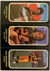 Bobby Taylor, Dick Wesolowski, John Helton Football Cards 1972 O Pee Chee CFL Sticker Prices