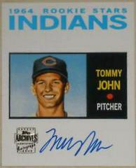 Tommy John #88 Baseball Cards 2001 Topps Archives Autographs Prices