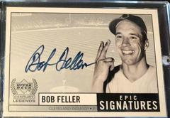 Bob Feller Baseball Cards 1999 Upper Deck Century Legends Epic Signatures Prices