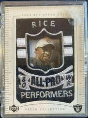 Jerry Rice #157 Football Cards 2003 Upper Deck Patch Collection Prices