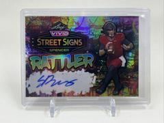 Spencer Rattler #SS-SR1 Football Cards 2023 Leaf Vivid Autographs Street Signs Prices