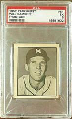Will Samson #51 Baseball Cards 1952 Parkhurst Frostade Prices