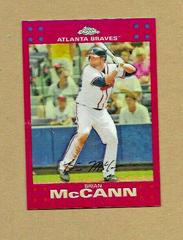 Brian McCann [Red Refractor] #124 Baseball Cards 2007 Topps Chrome Prices