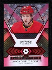 Matthew Phillips [Ruby Single] Hockey Cards 2021 Upper Deck Black Diamond Rookie Relic Prices