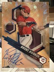 Brent Rooker [Autograph Orange Magma Diffractor] #BR Baseball Cards 2018 Bowman High Tek Prices