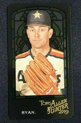 Nolan Ryan [Mini Stained Glass] #11 Baseball Cards 2019 Topps Allen & Ginter Prices