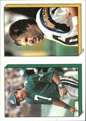 Herman Hunter, Tim Spencer Football Cards 1986 Topps Stickers Prices
