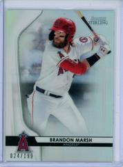 Brandon Marsh [Refractor] #BPR-2 Baseball Cards 2020 Bowman Sterling Prices