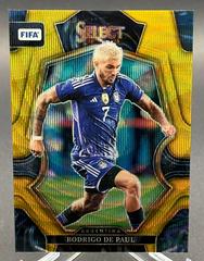 Rodrigo de Paul [Gold Wave] #101 Soccer Cards 2022 Panini Select FIFA Prices