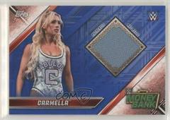 Carmella [Blue] #DMR-CM Wrestling Cards 2019 Topps WWE RAW Mat Relics Prices
