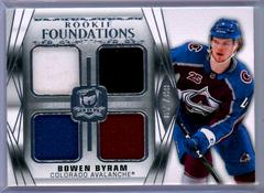 Bowen Byram Hockey Cards 2020 Upper Deck The Cup Foundations Quad Jersey Prices