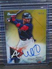 William Contreras [Gold Refractor] #BSRA-WC Baseball Cards 2021 Bowman Sterling Rookie Autographs Prices