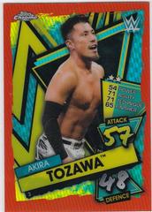 Akira Tozawa [Orange Refractor] Wrestling Cards 2021 Topps Chrome WWE Prices