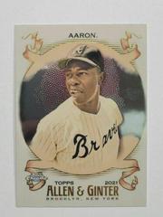 Hank Aaron #1 Baseball Cards 2021 Topps Allen & Ginter Chrome Prices