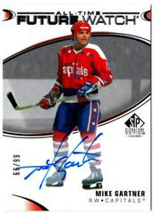 Mike Gartner [Autograph] #396 Hockey Cards 2020 SP Signature Edition Legends Prices