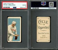 Frank Arellanes #NNO Baseball Cards 1909 T206 Cycle 350 Prices