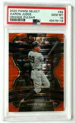 Aaron Judge [Orange Pulsar] #94 Baseball Cards 2020 Panini Select Prices