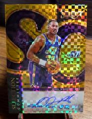 Karl Malone [Gold Prizm] Basketball Cards 2021 Panini Select Selection Committee Signatures Prices