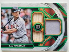 Cal Ripken Jr. [Green] #TR-CR Baseball Cards 2023 Topps Tribute Triple Relics Prices