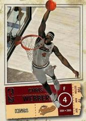 Chris Webber #94 Basketball Cards 2004 Fleer Authentix Prices
