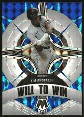 Tim Anderson [Reactive Blue] #WW-5 Baseball Cards 2022 Panini Mosaic Will to Win Prices
