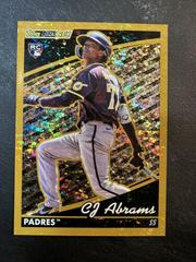 CJ Abrams [Gold] #BG-13 Baseball Cards 2022 Topps Update Black Gold Prices
