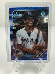 Victor Mesa Jr. [Blue Shimmer] Baseball Cards 2019 Bowman Chrome Prospects Prices