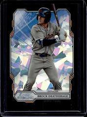 Brock Deatherage [Black Atomic Refractor] #BPR-28 Baseball Cards 2019 Bowman Sterling Prices