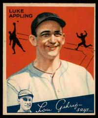 Luke Appling #84 Baseball Cards 1934 World Wide Gum Prices